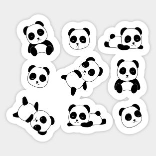 Pandazzz Sticker